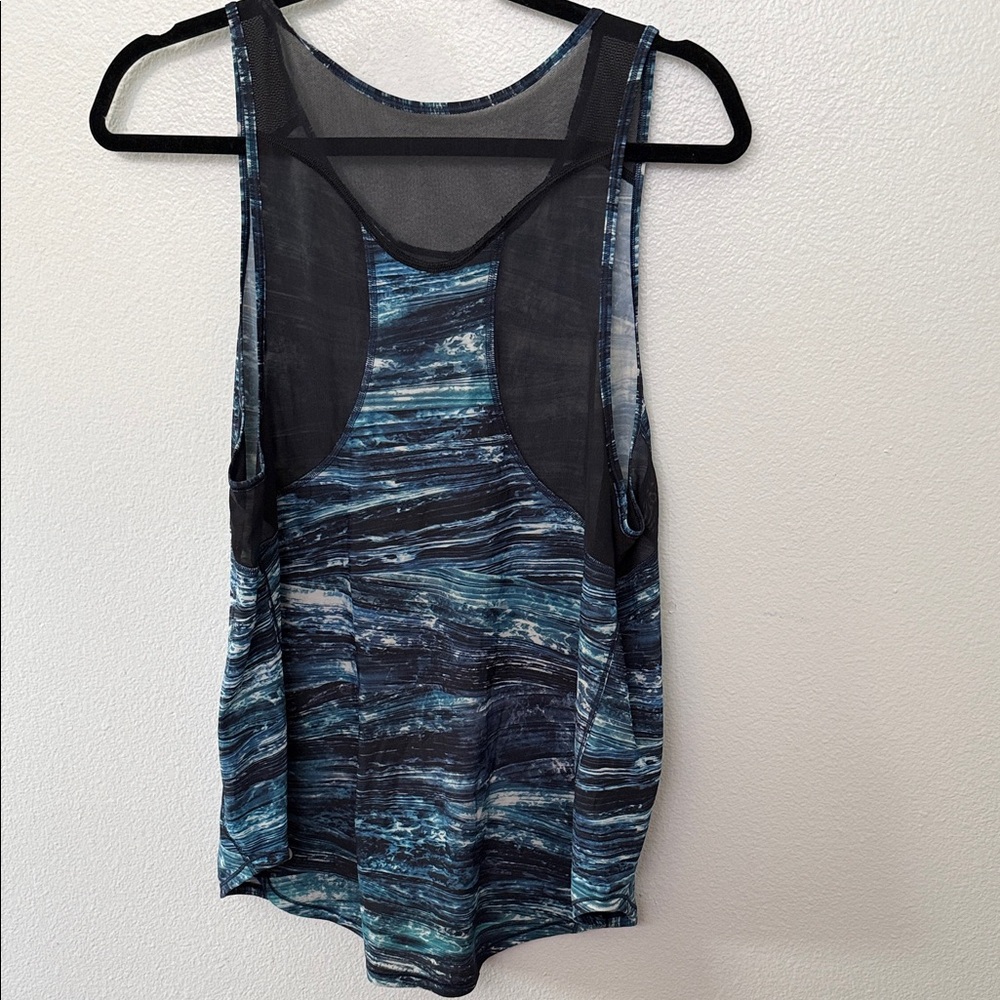 lululemon athletica Sculpt Tank II in Shorelines Multi Blue - Picture 3 of 6
